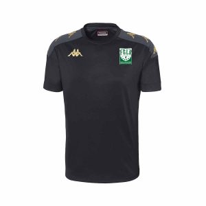 MAILLOT GIANTO ENFANT& ADULTE VERT & NOIR & BLANC KAPPA