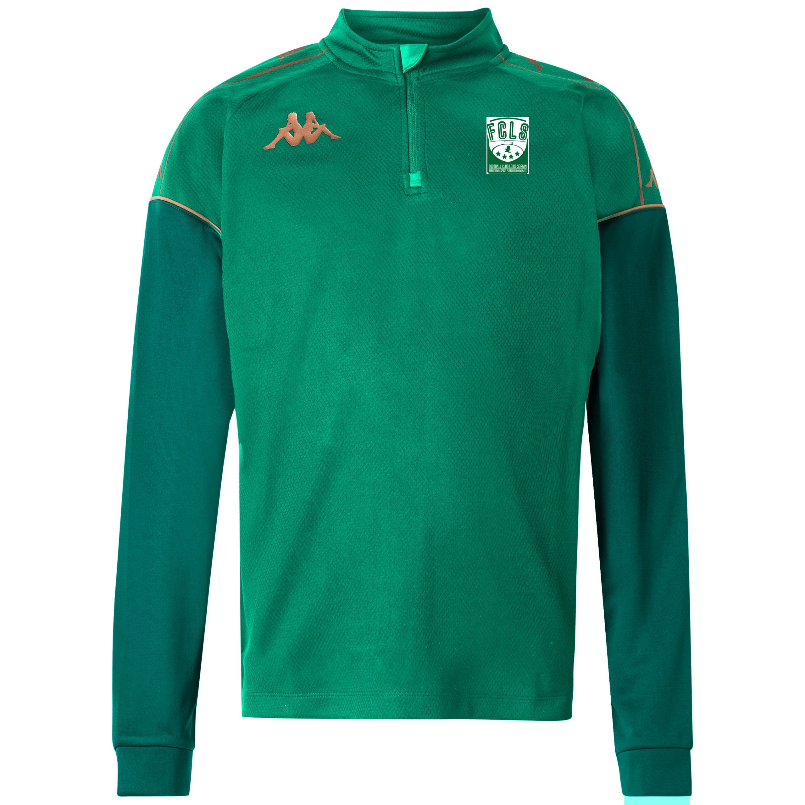 SWEATSHIRT MASSOLO ENFANT &ADULTE VERT KAPPA