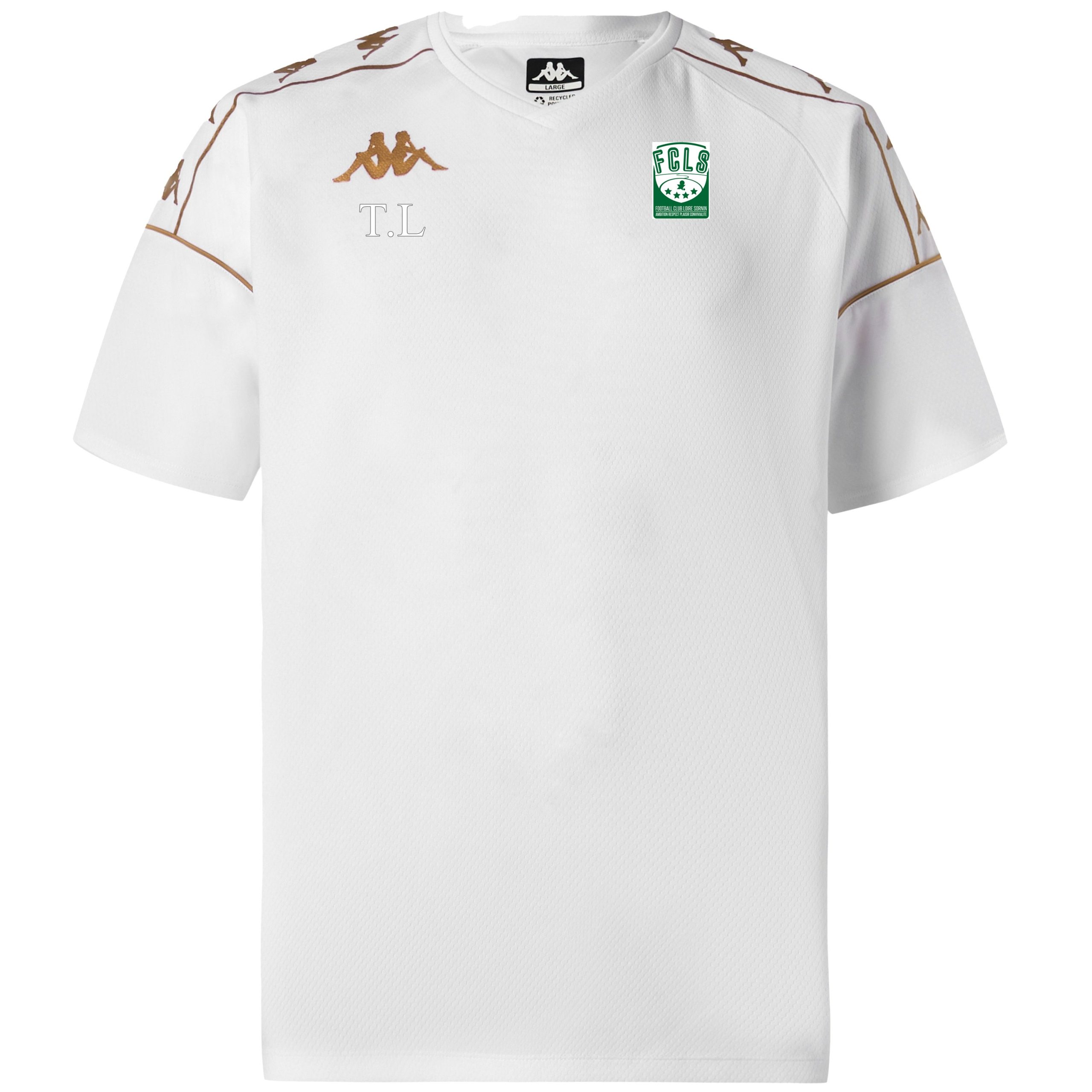 MAILLOT MIANTO ENFANT& ADULTE VERT & NOIR & BLANC KAPPA – Image 2