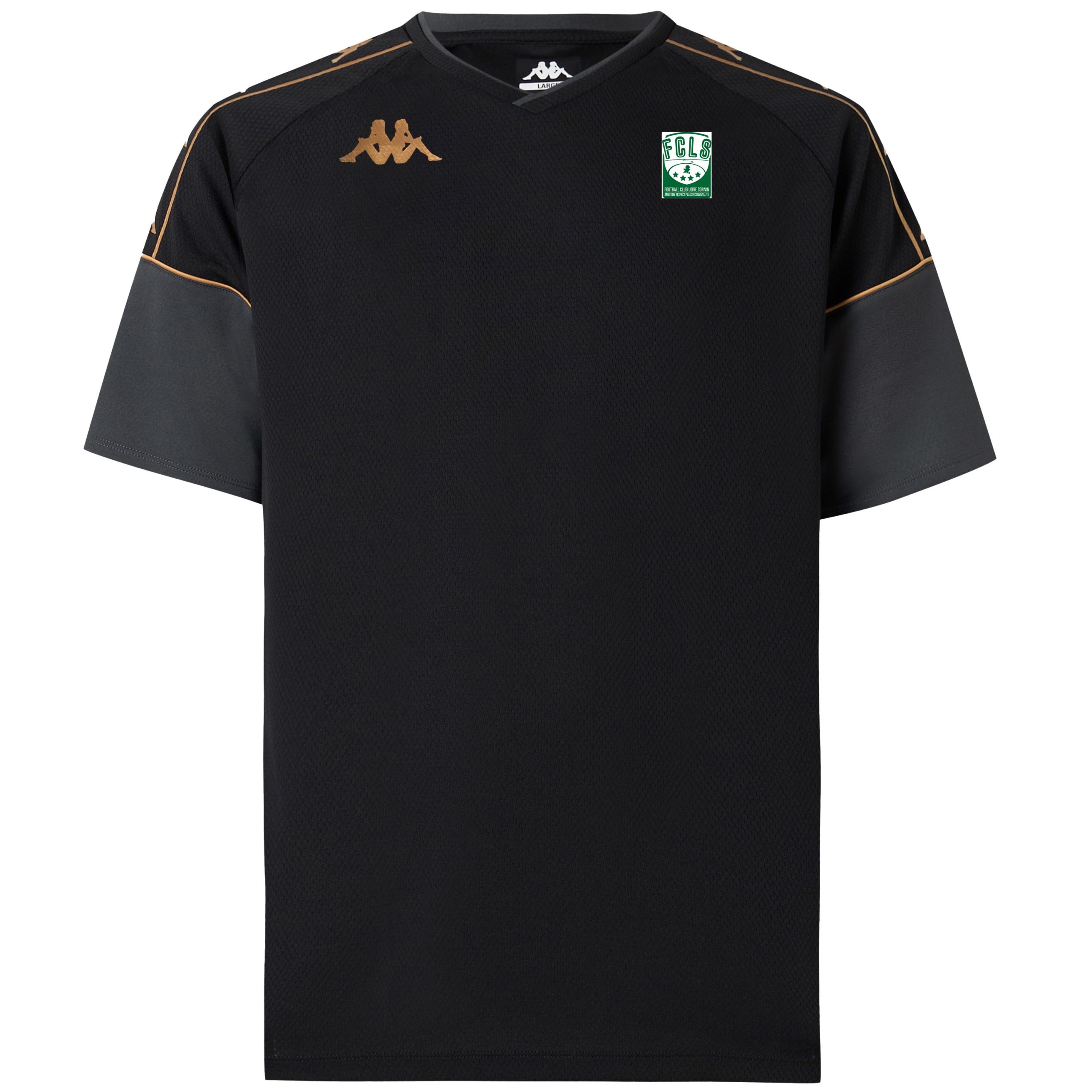 MAILLOT MIANTO ENFANT& ADULTE VERT & NOIR & BLANC KAPPA – Image 3